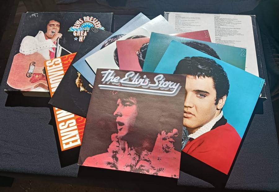 Elvis Presley Greatest Hits 7 Vinyl Record Boxed Set Good Condition