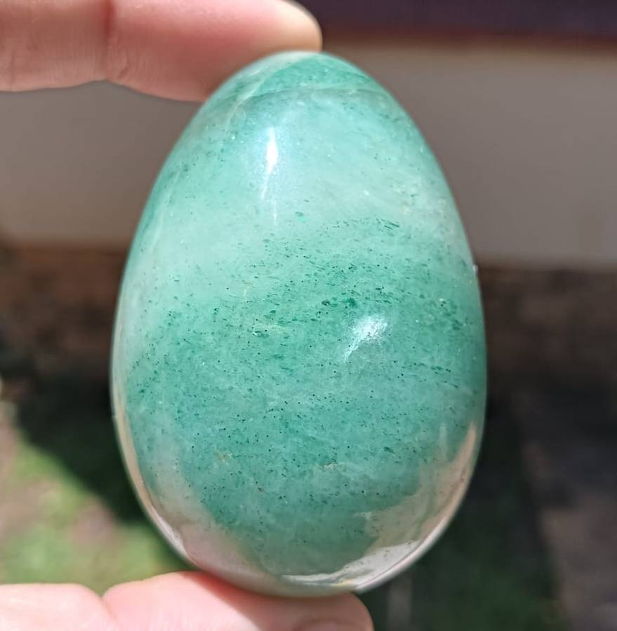 Clutch of 6 Rock Eggs: Leopard Spot Egg, Holy Indian Narmada Stone, Pink and Green Unikite, and more