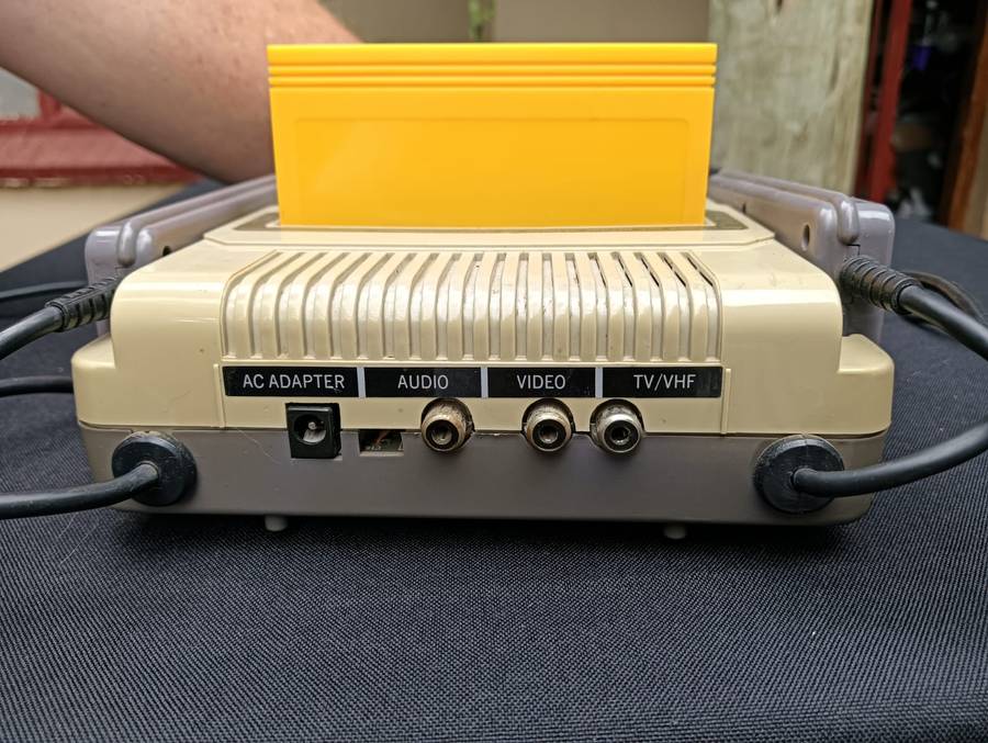 Vintage 1990s HiTex HT-767 8-Bit Video Game with Mario Brothers LB35 Cartridge -For Spares or Repair