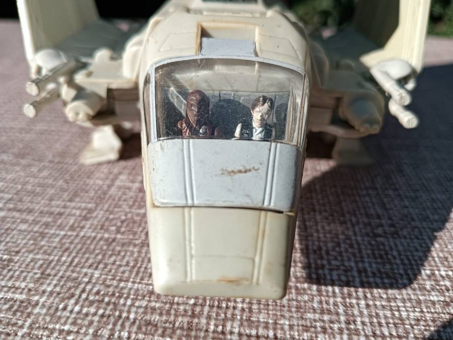 Star Wars 1995 Galoob Action Fleet Imperial Shuttle Tyderium with Han Solo and Chewbacca