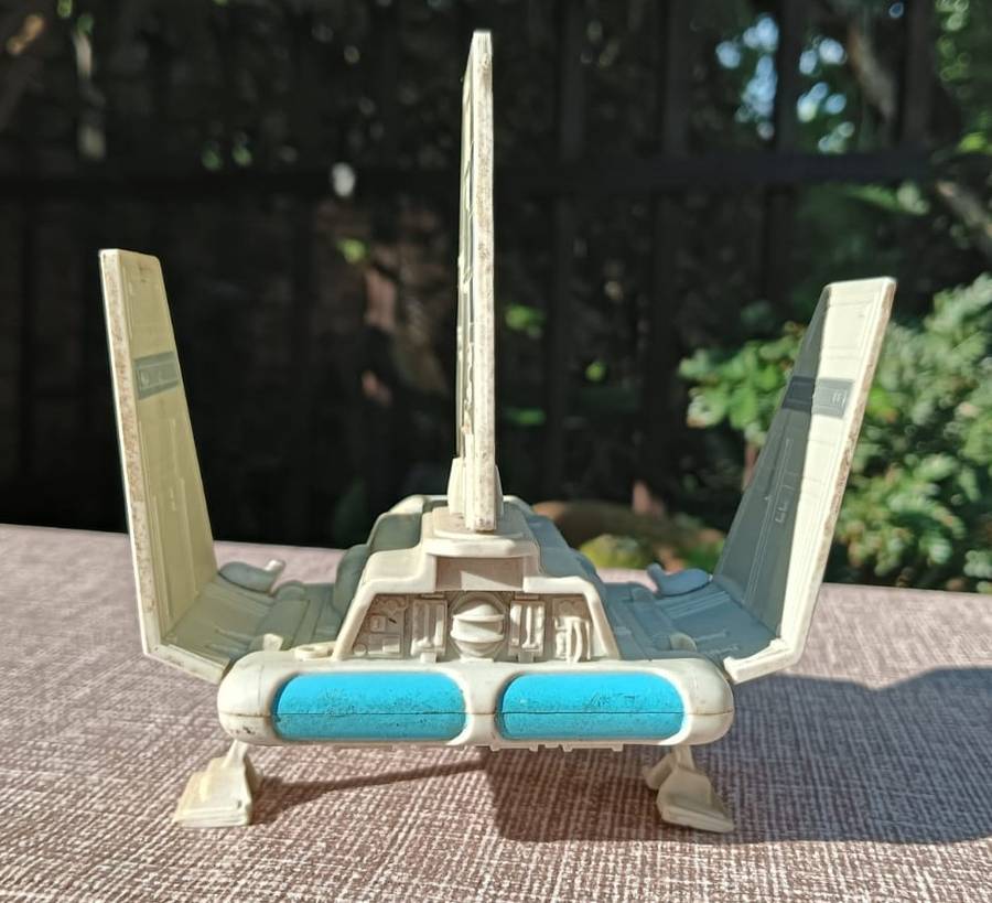 Star Wars 1995 Galoob Action Fleet Imperial Shuttle Tyderium with Han Solo and Chewbacca