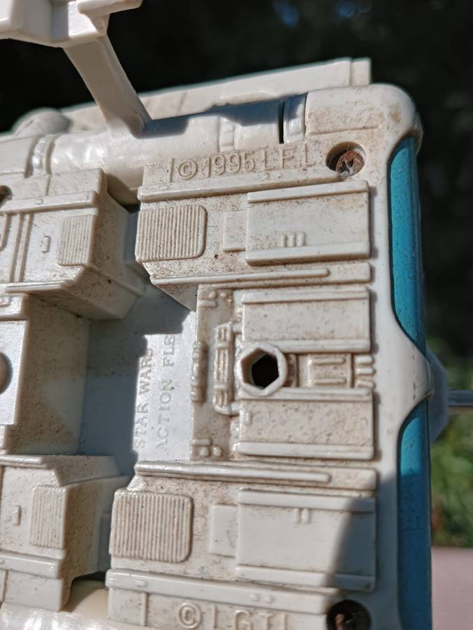 Star Wars 1995 Galoob Action Fleet Imperial Shuttle Tyderium with Han Solo and Chewbacca