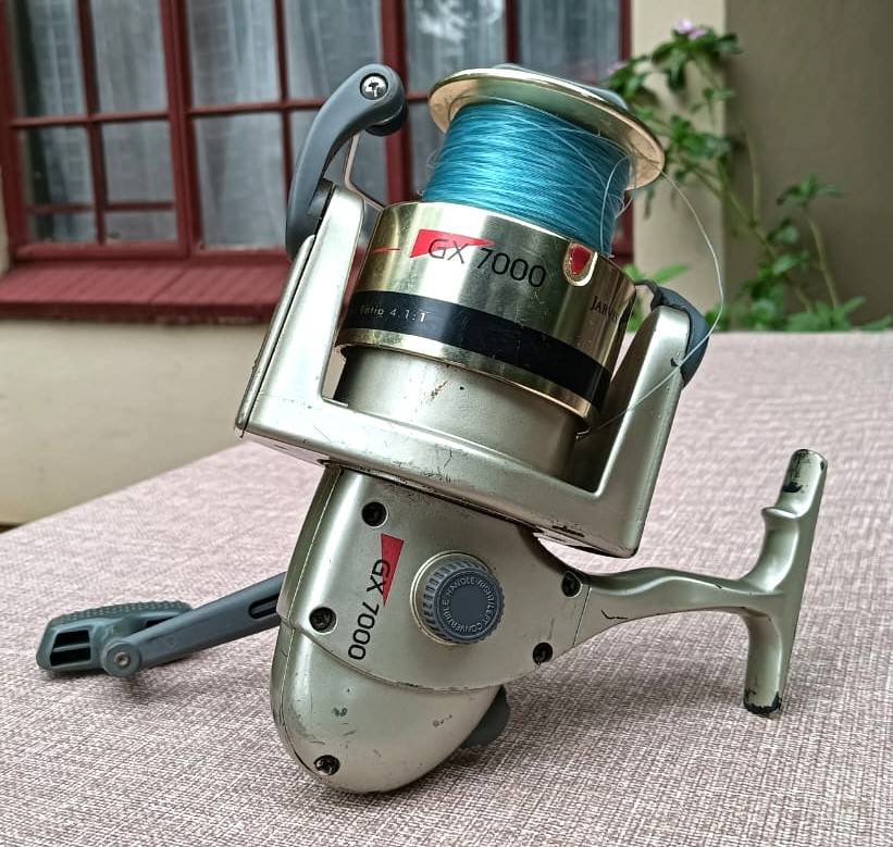 Jarvis Walker Gen-X 7000 Spinning Reel - Spooled with Line - 4 Bearing Reel