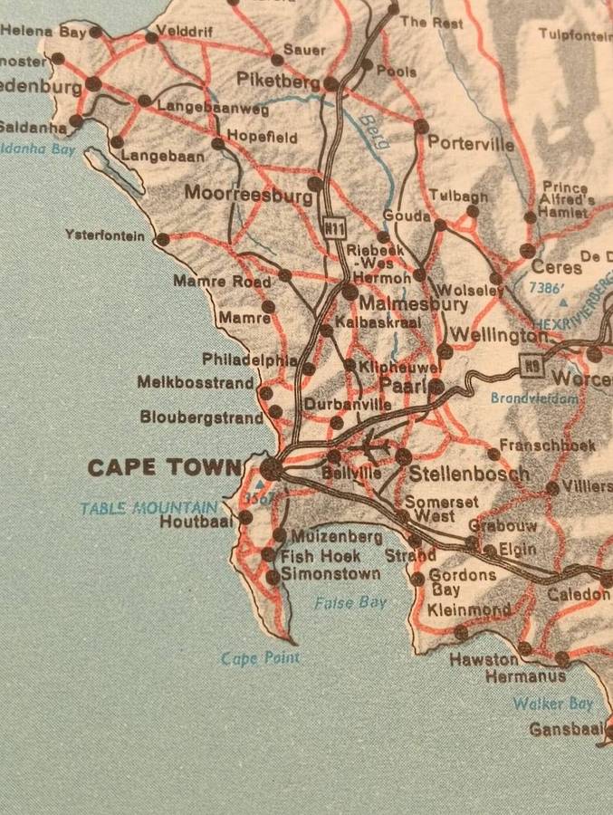 Africa Poster Map of 1969 - Explore the African Continent as it was over 55 years ago! 100cm Wide