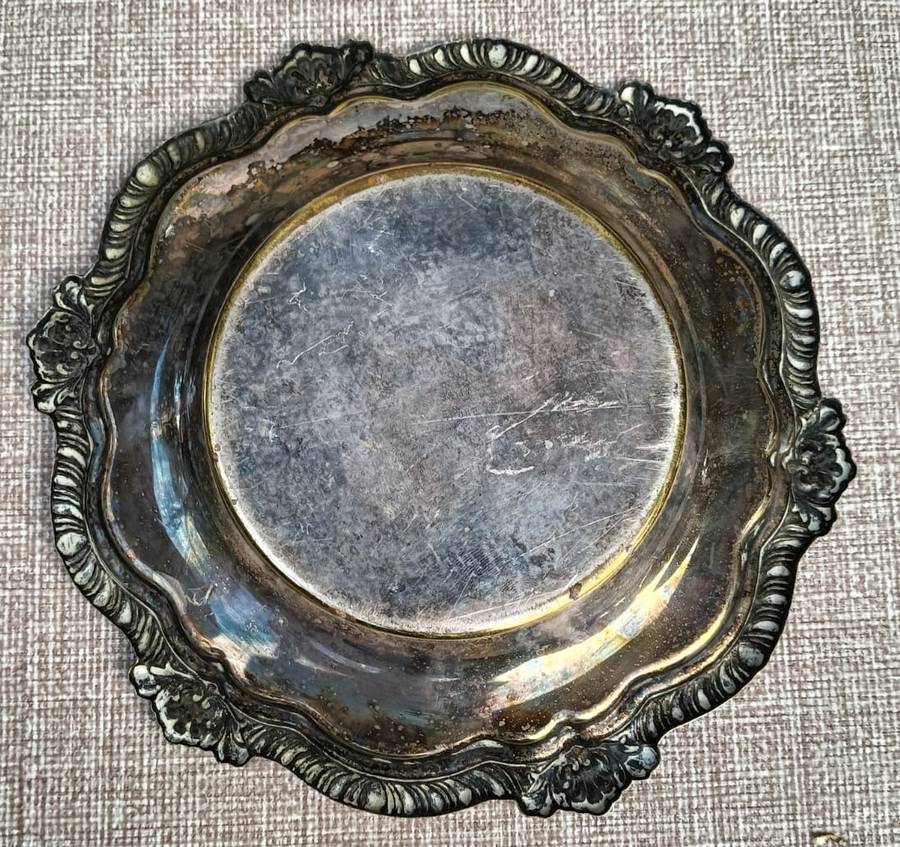 Antique Barker Brothers Birmingham England Unity SPONB Silverplated Lidded Butter Dish