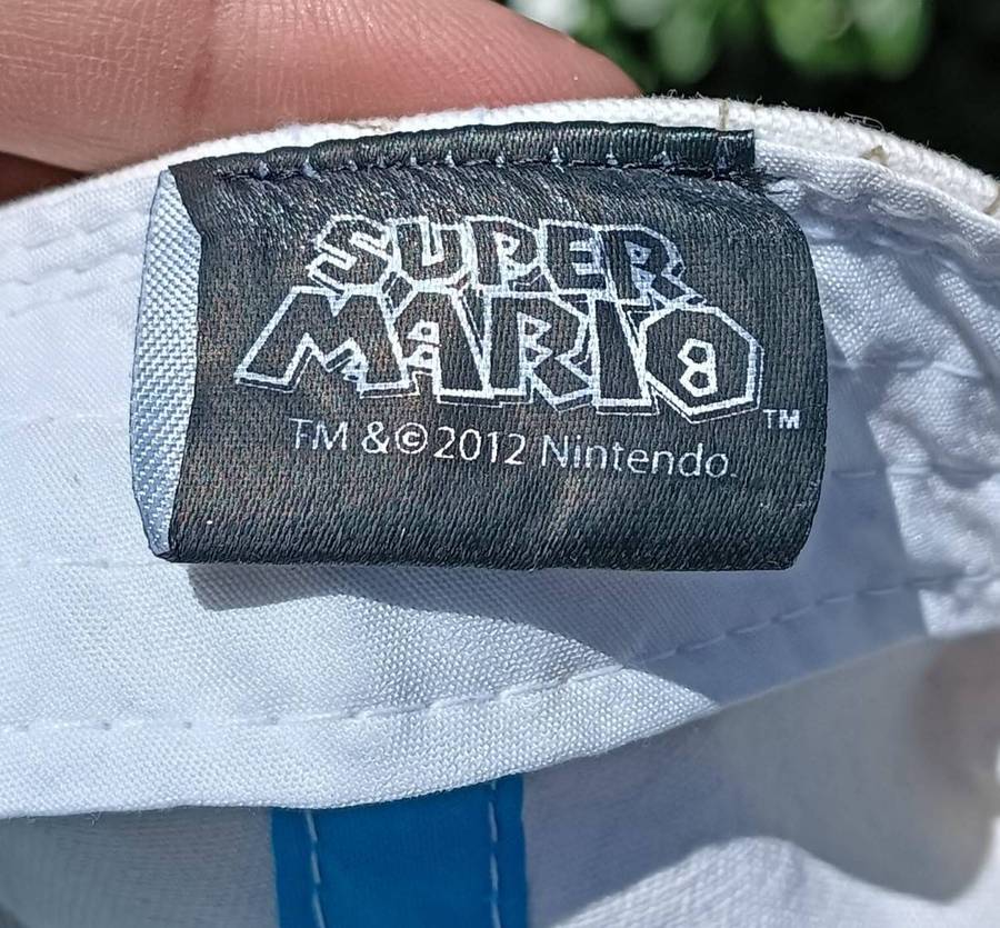 Super Mario Brothers Nintendo 2012 Snapback Cap with 2 pinned Pokemon League Gym Badges