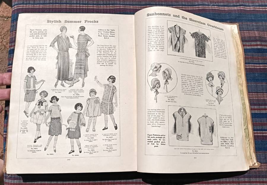 A 1924 The Girls Own Annual Hardcover Book Edited Flora Klickmann Publisher William Gloves and Sons