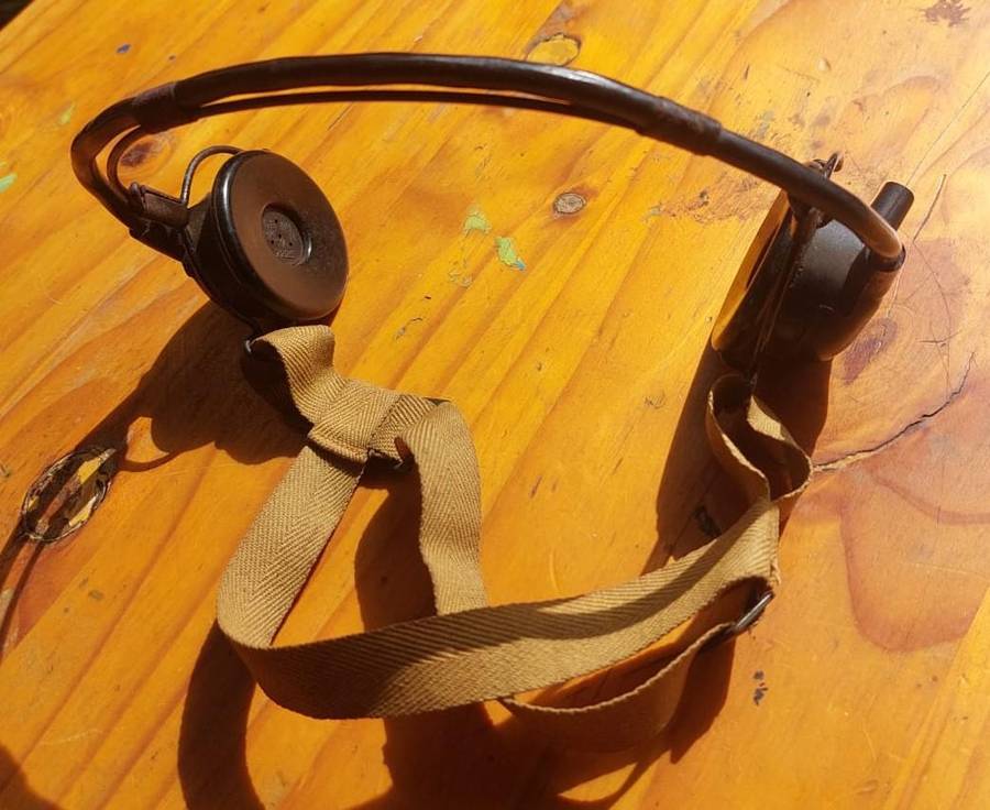 British WW2 I.T.E. NO. 1 MK II YA 7225 Radio Headphone