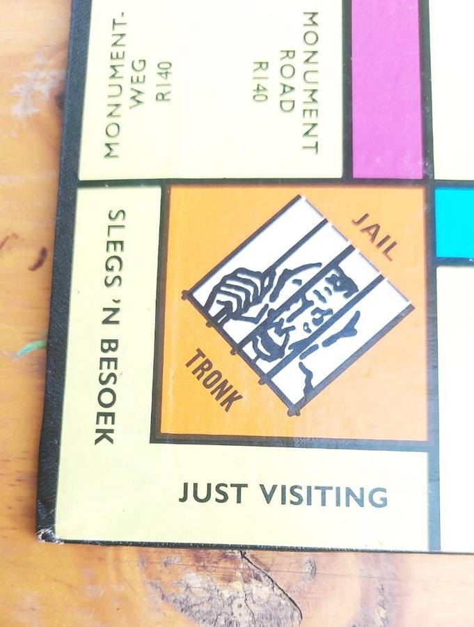 Waddington 1970s Monopoly Eng / Afr Made in SA Red Box Edition Complete