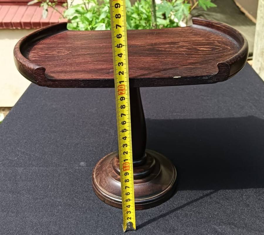 Wooden Cake or Cookbook or Planter Stand 22cm High 30cm Wide