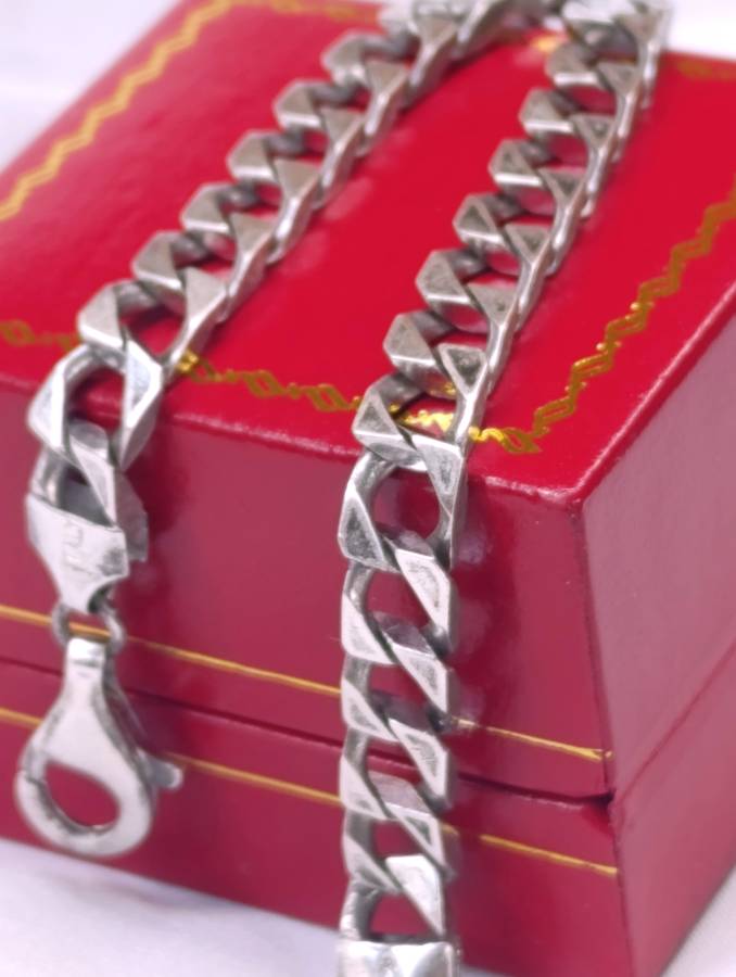 Sterling Silver 7MM Vintage Bracelet