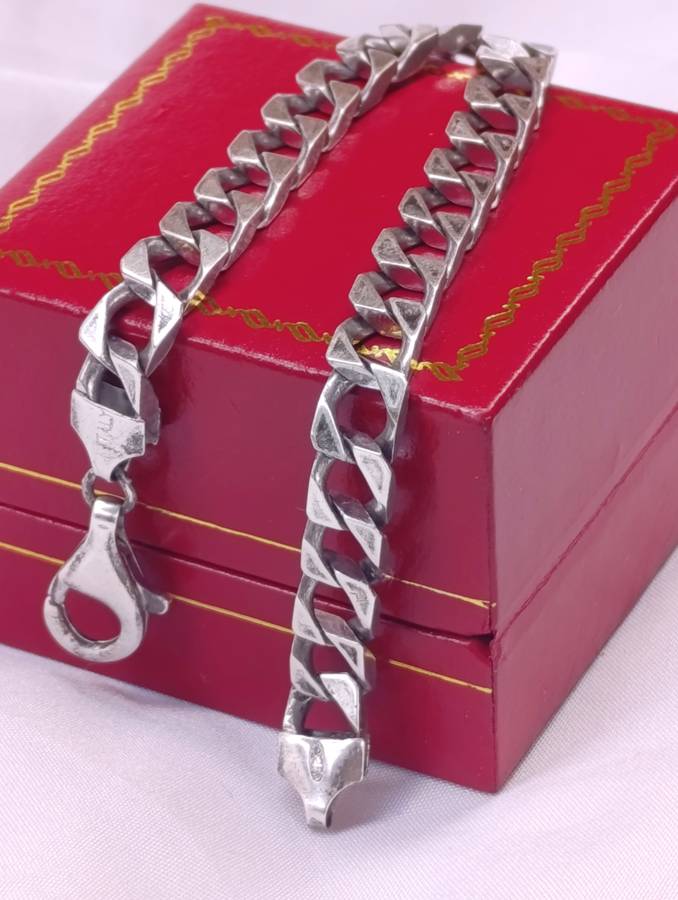 Sterling Silver 7MM Vintage Bracelet