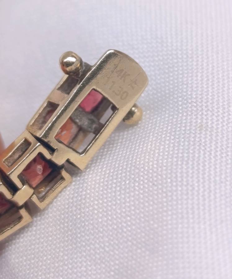 Rare Estate Find 14K Sapphire Bracelet