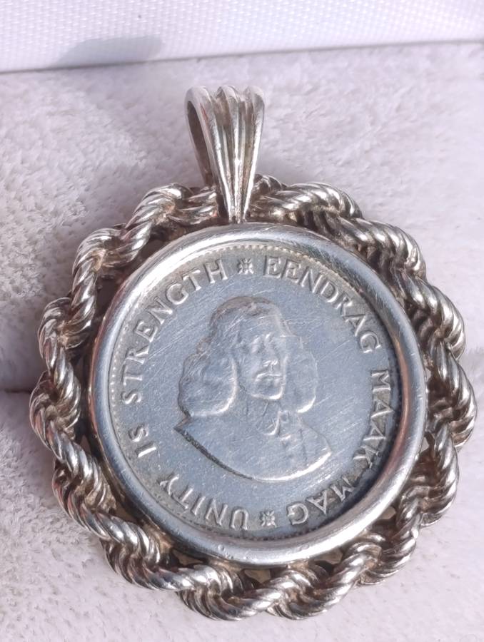 Sterling Silver 1962 Coin Pendant