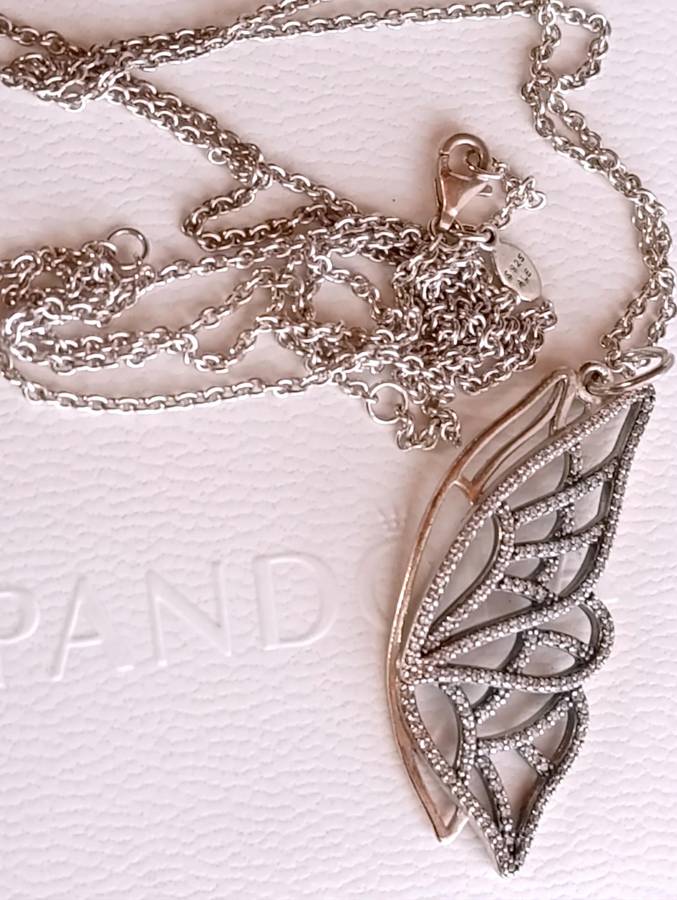Pandora Large Butterfly Wing Necklace