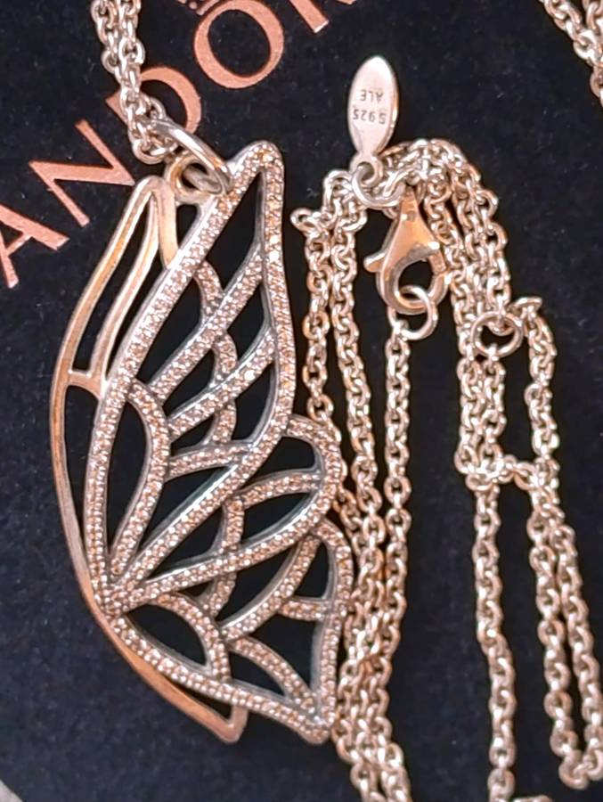 Pandora Large Butterfly Wing Necklace