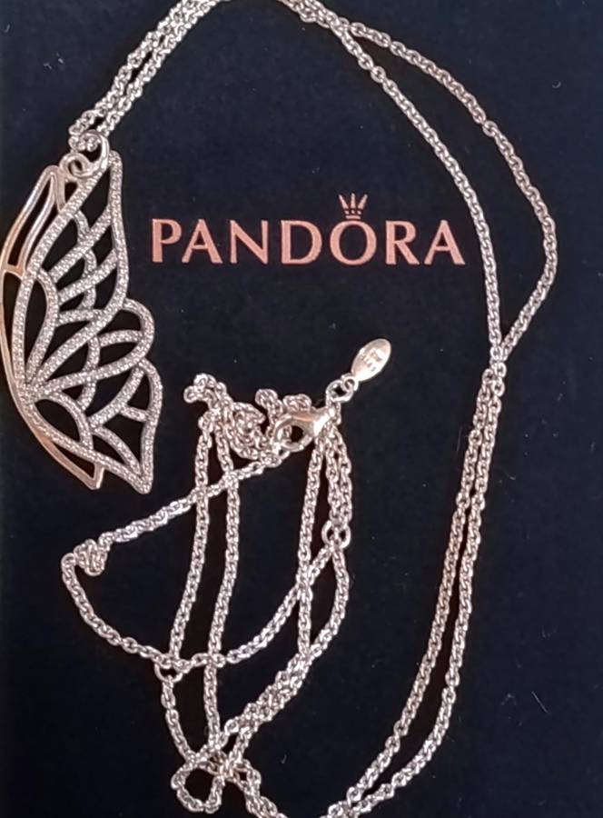 Pandora Large Butterfly Wing Necklace