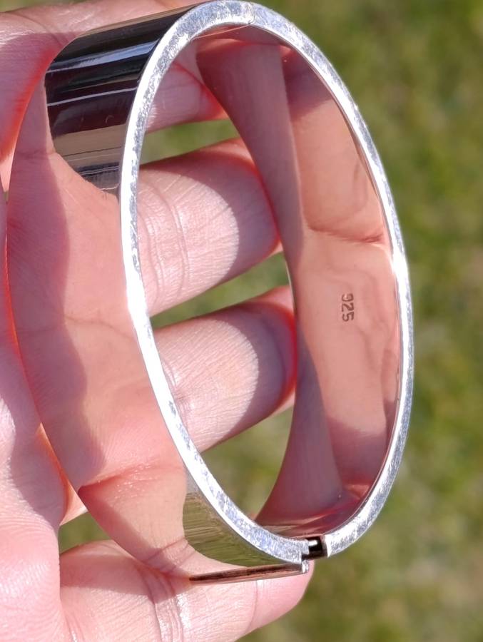 15MM Sterling Smooth Bangle
