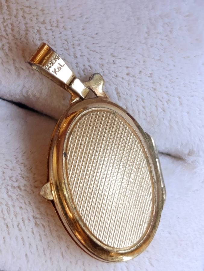 14K Rolled Gold Vintage Locket Pendant