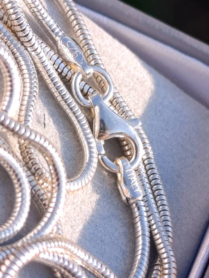 Extra Long Sterling Silver Snake Chain