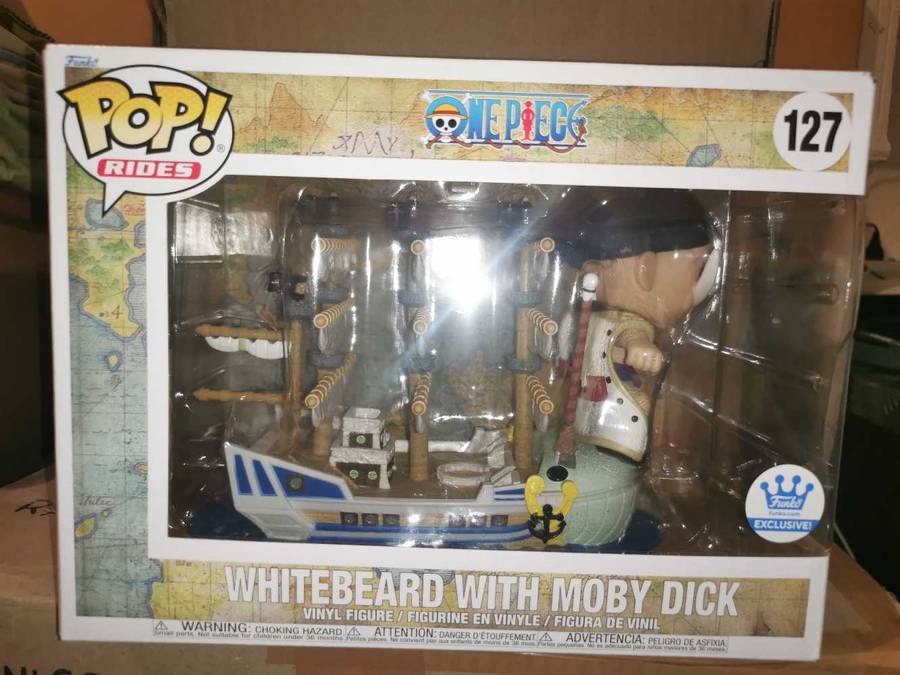 Whitebeard with Moby Dick One Piece Funko Pop exclusive ride