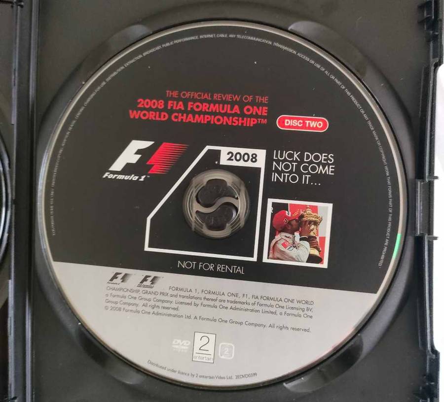 F1 - Formula 1 - 2008 Luck Does Not Come Into It