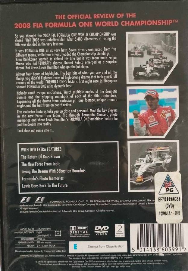 F1 - Formula 1 - 2008 Luck Does Not Come Into It