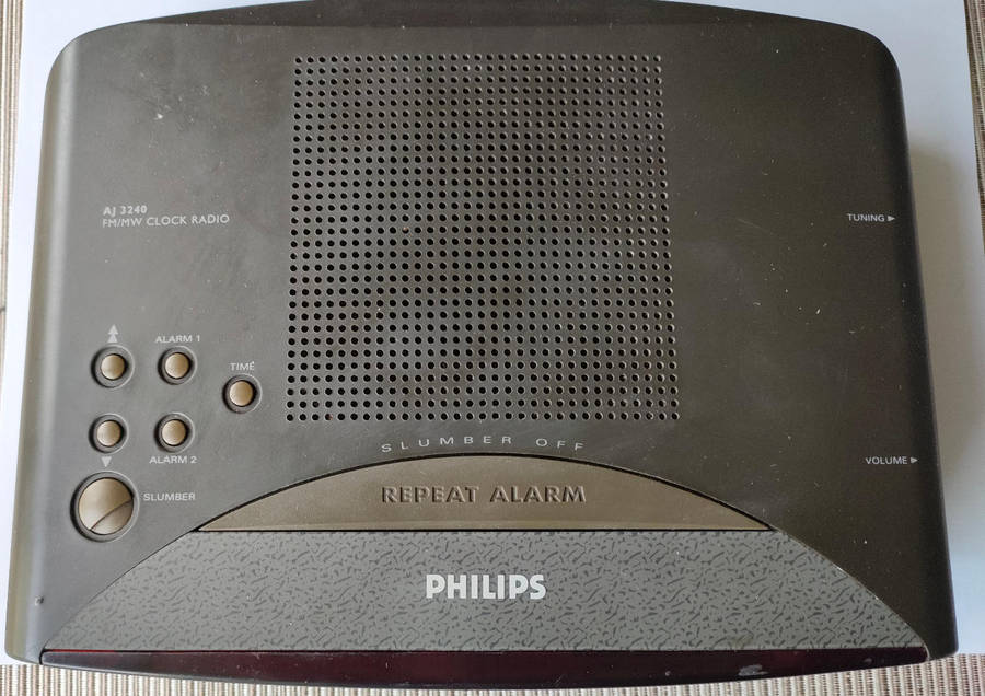 Phillips Bedside Alarm Clock Radio
