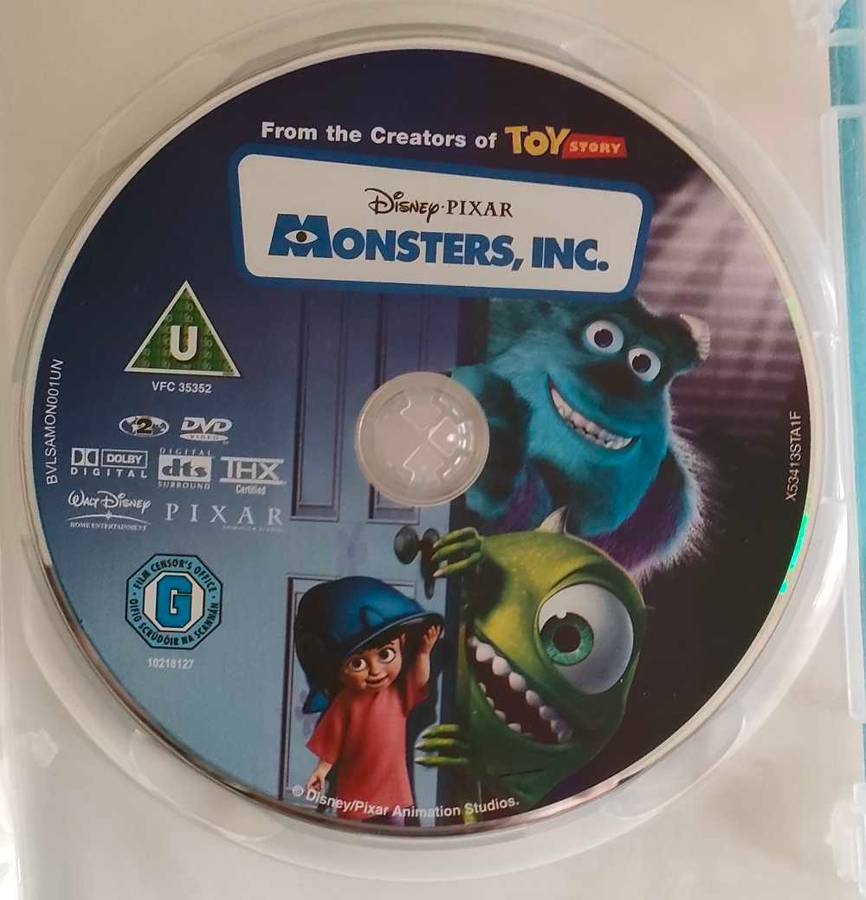 Monsters Inc -DVD