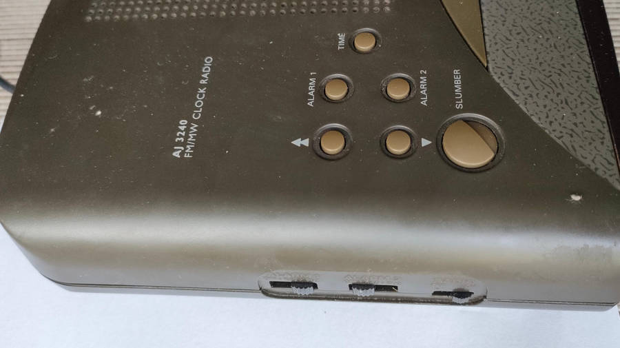 Phillips Bedside Alarm Clock Radio