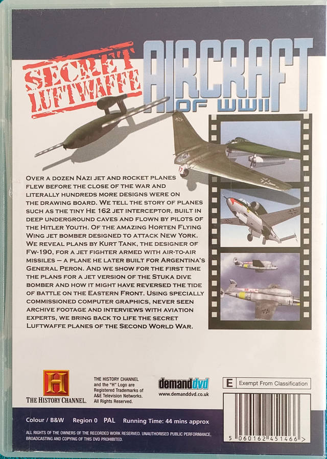 Secret Luftwaffe Aircraft of WW2