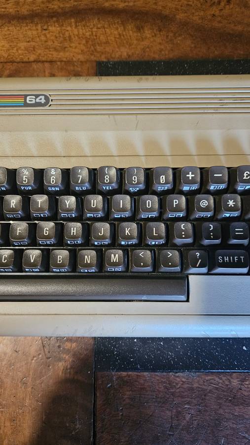 Vintage Commodore 64 Keyboard Plus Games & Manuals