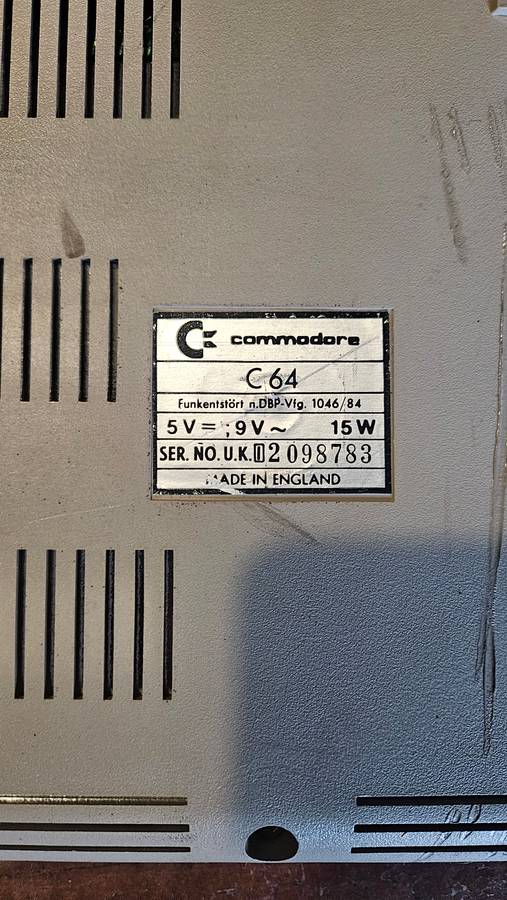 Vintage Commodore 64 Keyboard Plus Games & Manuals