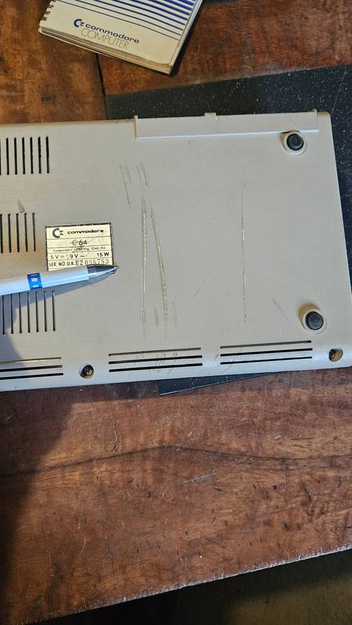 Vintage Commodore 64 Keyboard Plus Games & Manuals