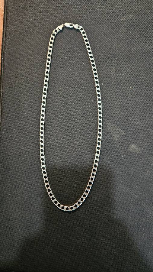 34 Grams Silver Men's Necklace
