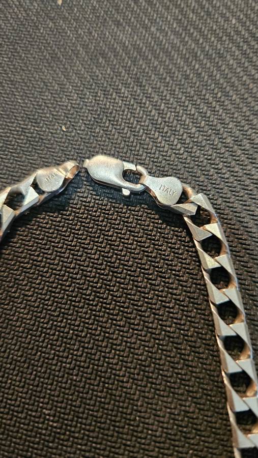 34 Grams Silver Men's Necklace