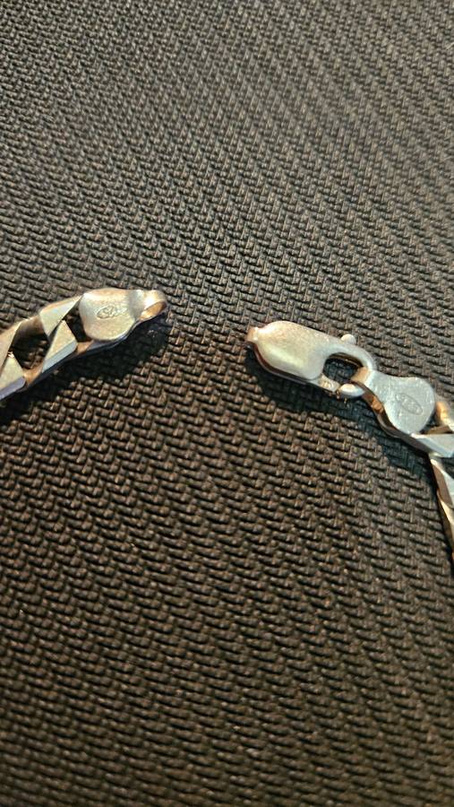 34 Grams Silver Men's Necklace