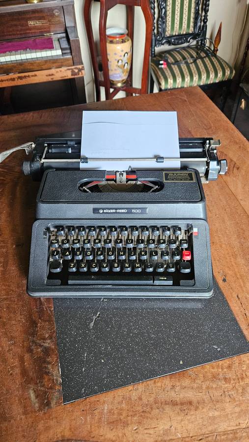 "Reserved for JasonBBAccount"  Reed 500 Typewriter