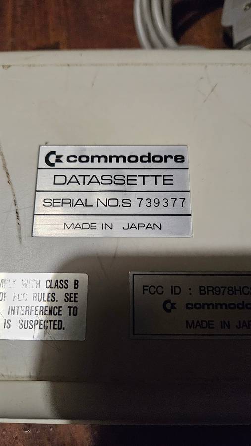 Comodore Tape Player