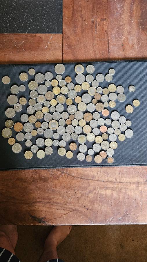 1 Kg Various International Coins