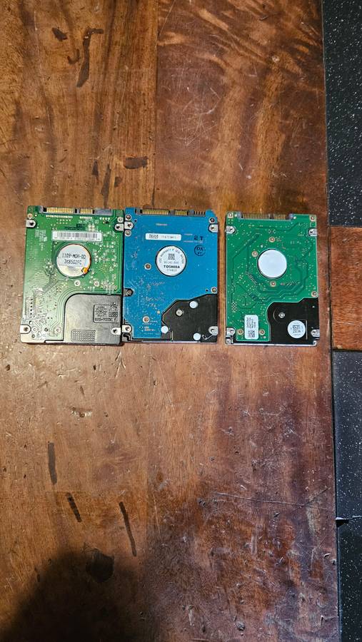 3 Hard Drives