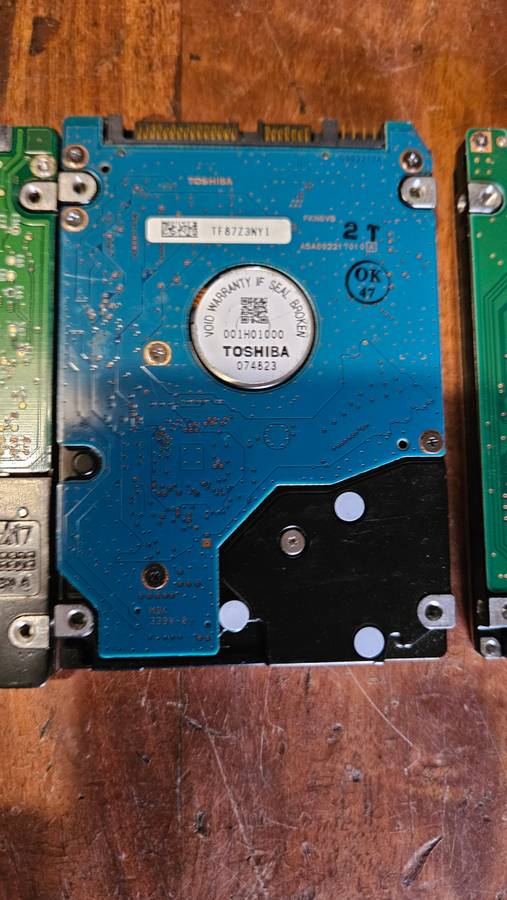 3 Hard Drives