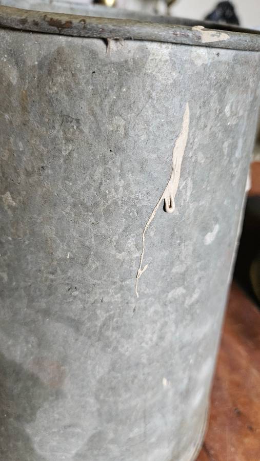 Galvanized Container & Pitcher