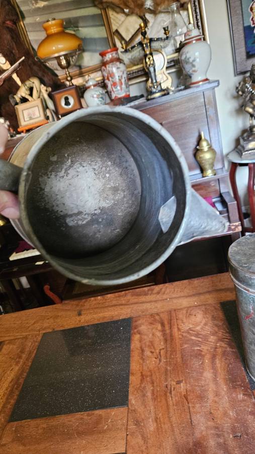 Galvanized Container & Pitcher