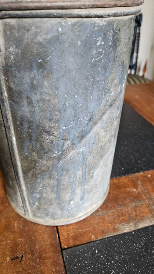 Galvanized Container & Pitcher