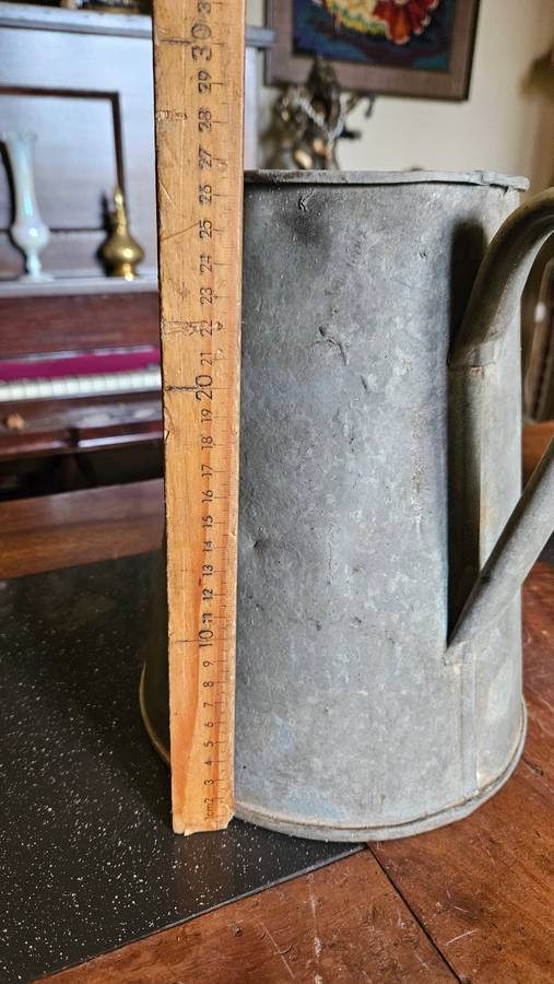 Galvanized Container & Pitcher