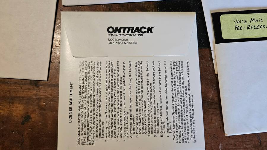 Vintage Floppy Disks Plus Containers