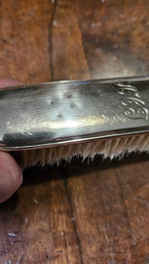 Silver Hall Marked Brush