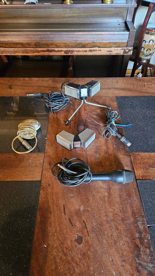 Vintage Microphones Lot plus more