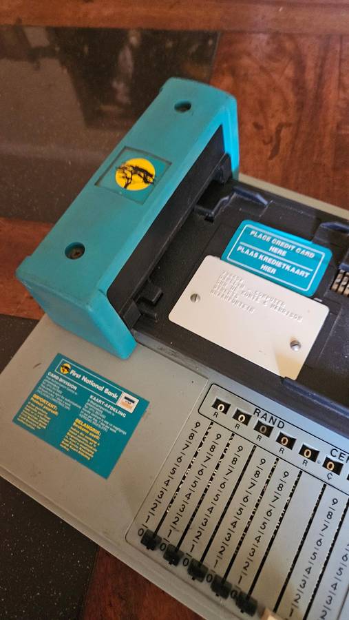 Vintage Credit Card Machine
